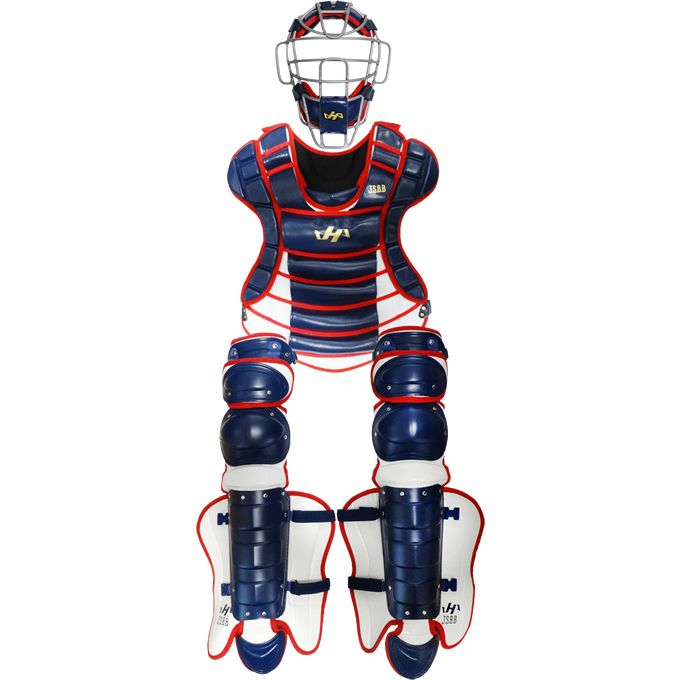 一般軟式用 キャッチャー防具3点セット CG-N24ND