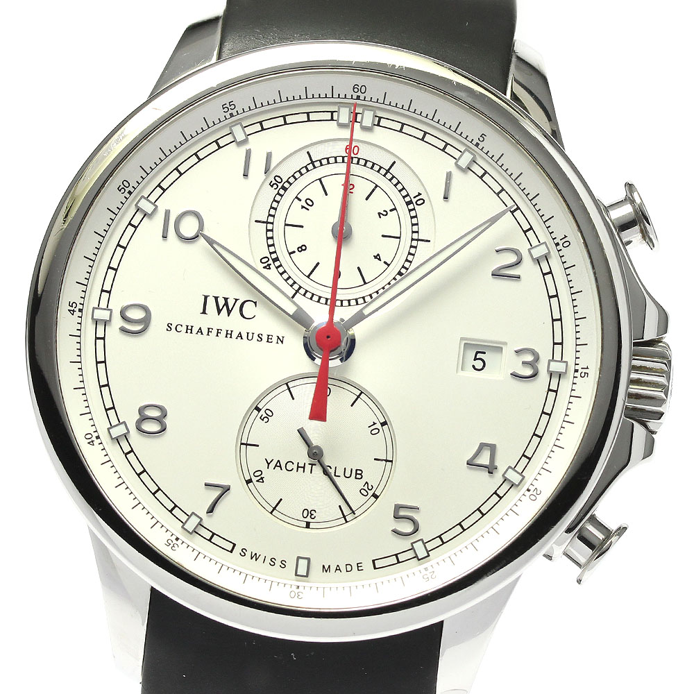 IWC IWC SCHAFFHAUSEN IW390211 ポルトギーゼ ヨットクラブ クロノグラフ 自動巻き メンズ _808033【中古】