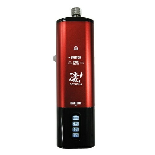 童友社【ホビー用工具】凄! 充電式ハンディ エアー コンプレッサー(レッド) H-4975406130773