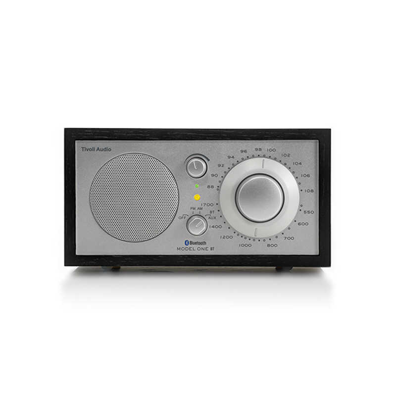 TIVOLIAUDIO　Model One BT AM/ ワイドFM/ Bluetooth テーブルラジオ スピーカー ［Bluetooth対応］ Silver-Black　M1BT-1874-JP