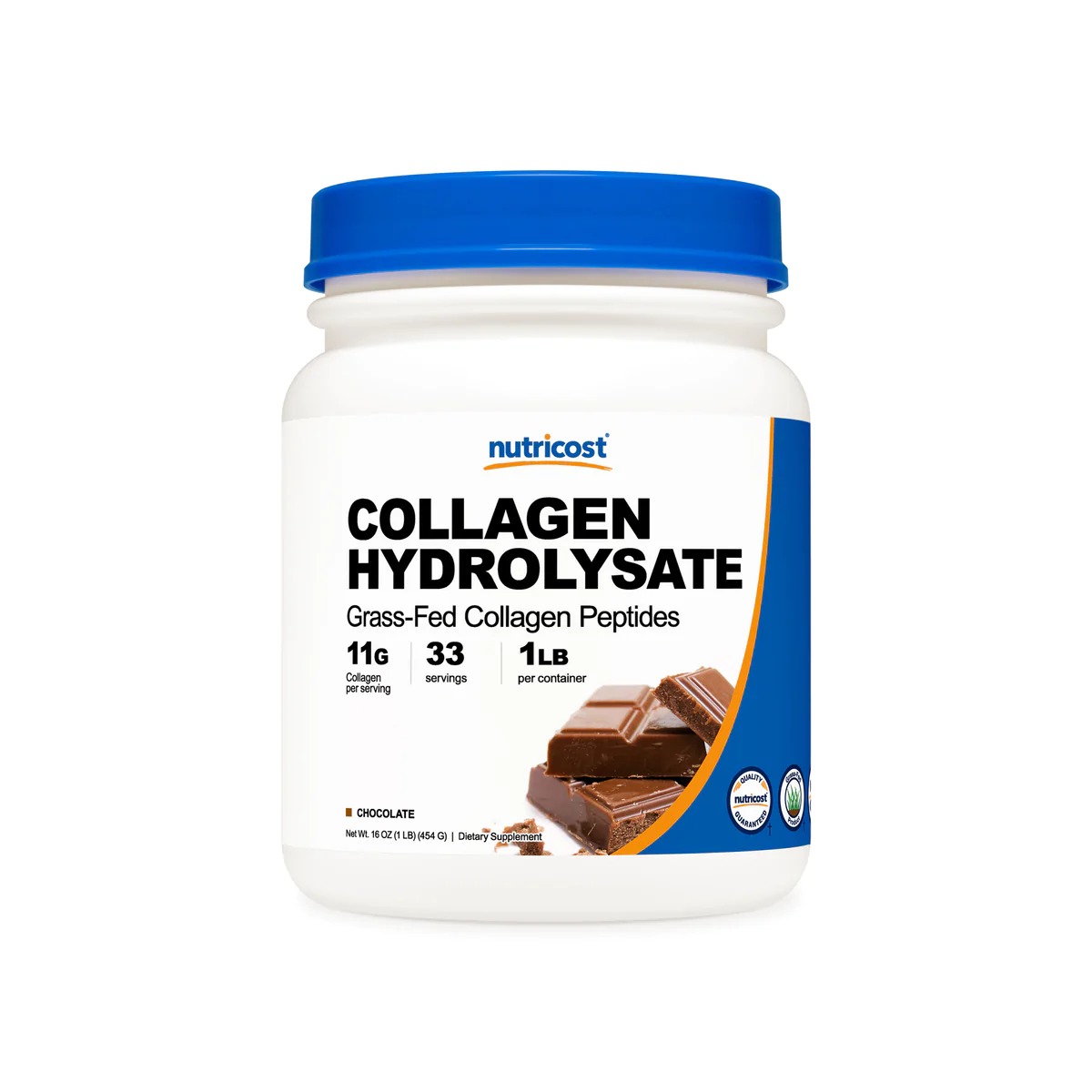 [USA] Nutricost ニュートリコスト Grass-Fed Collagen Hydrolysate コラーゲン パウダー. チョコレート (1 LB) 5,145円