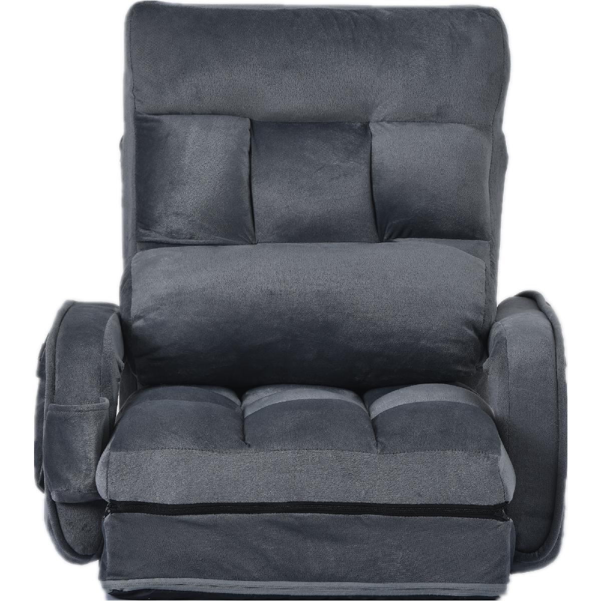 座椅子 リクライニング 14段ギア リクライニングチェアー ファブリック 座イス おしゃれ 椅子