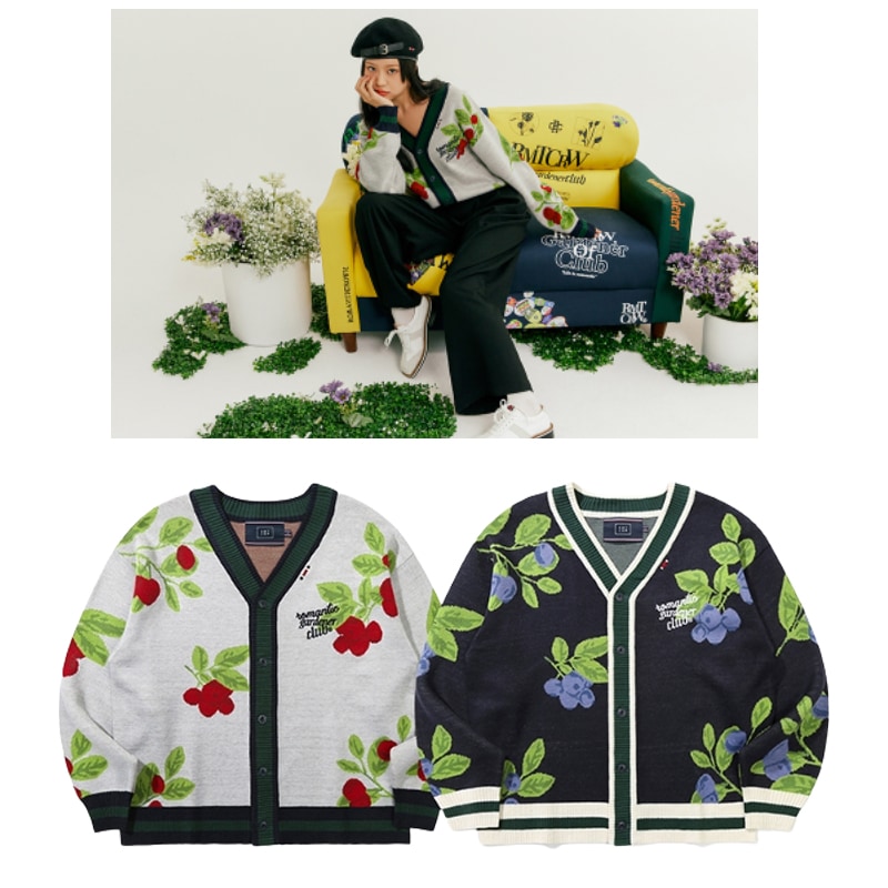 RMTC GARDENING BERRY KNIT CARDIGAN 2色 人気商品 男女兼用