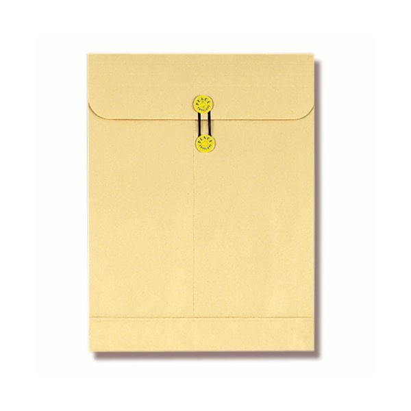 (まとめ) ピース マチ・ヒモ付保存袋 クラフト角0 120g 173-30 1パック（10枚） (×10セット)