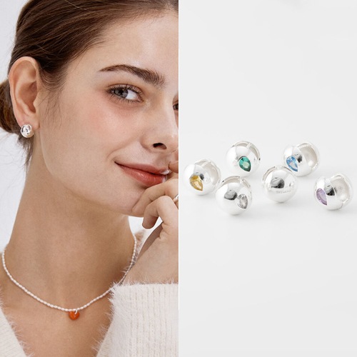 [韓国人気商品 人気ファッション]Water drop Cubic One-Touch Earring EC1927韓国の人気ブランド デイリーアクセサリー セレブが愛するカスタムジュエリー ピアス 8,510円