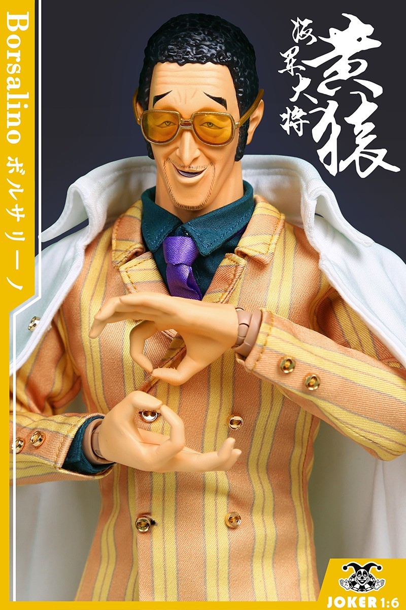 新品未開封JOKER Toys 1/6 海軍大将軍 黄猿 通常.Ver ヘッド2個あり J-003