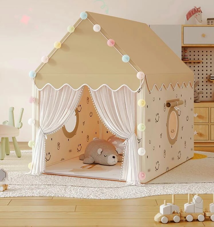 【本日限定】プレイハウス キッズテント 男の子 女の子 ゲームハウス PVC フロアマットあり ベビーテント 赤ちゃん 子供テント お城 テントハウス プリンセスの城型 可愛い プレイテント 室内 お