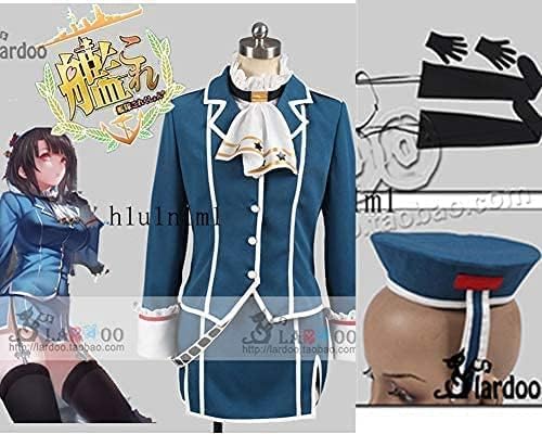 艦隊これくしょん 艦 高雄 コスプレ衣装 変装 クリスマス アニメ イベント パーティ コスチューム変装 衣装 帽子靴下付き ウィッグ靴