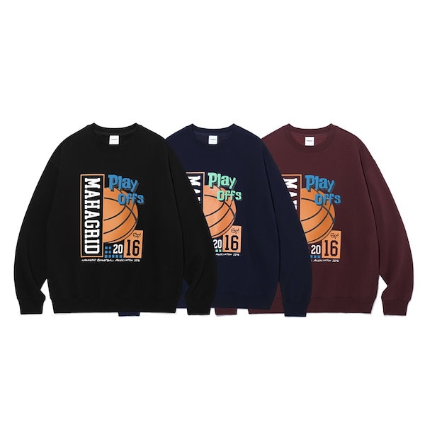 [ MAHAGRID]★韓国人気★MAHAGRID PARTY SWEATSHIRT Qoo10] MAHAGRID [Straykids 着用] PLAY