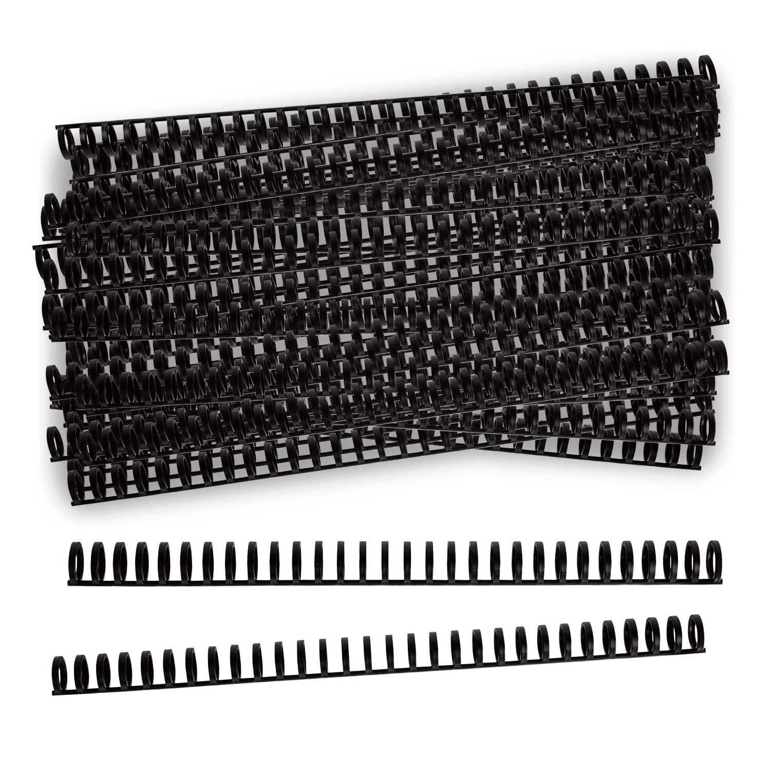 カール事務器(CARL) ルーズリング 綴じ枚数100枚 リング径14mm 50本入 ブラック 日本製 LR-30145-K