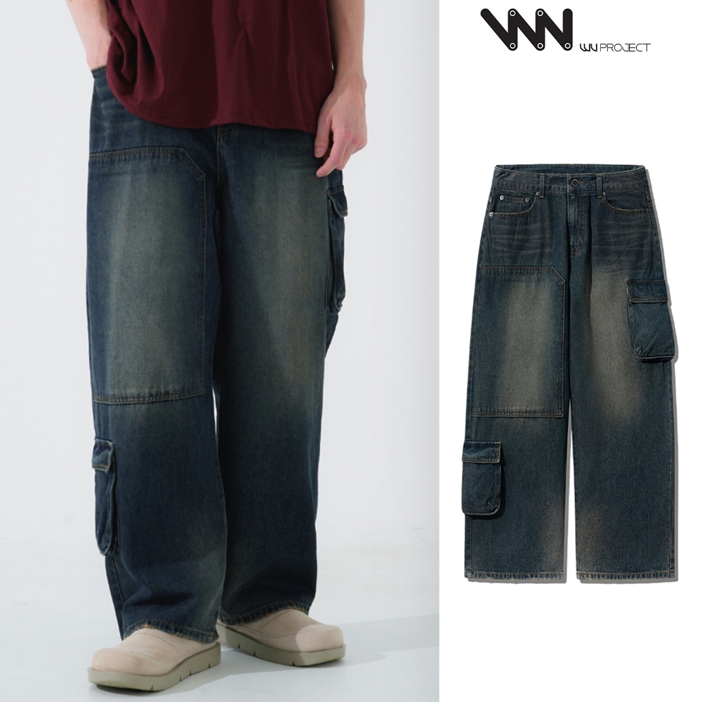 [WV PROJECT] Covered Cargo Denim Pants