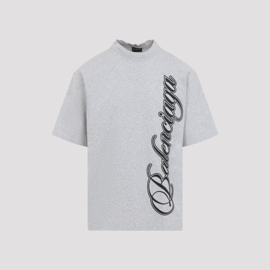 BALENCIAGA Men T-Shirts 764235 TTVM7 2569 LIGHT GREY