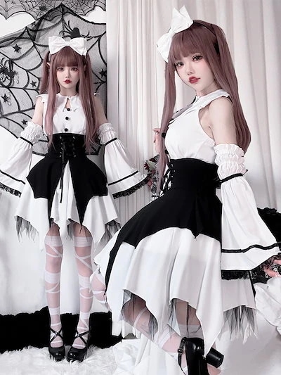メイド服 クラシック かわいい ワンピース 洋服 仮装 コスチューム ドレス セクシー ロリータ