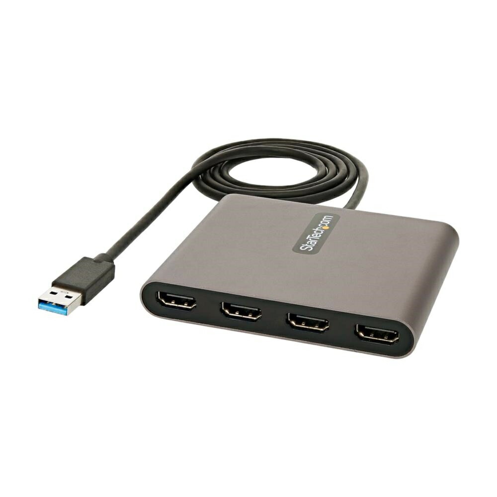 StarTech.com [USB32HD4] USB 3.0接続クアッドHDMIディスプレイ変換ア