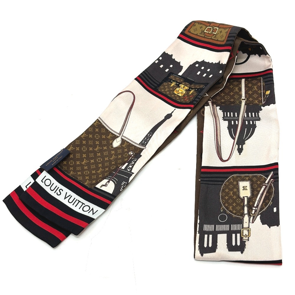 スカーフ M77316 バンドー スカイライン 小物 モノグラム マロン シルク マルチカラー