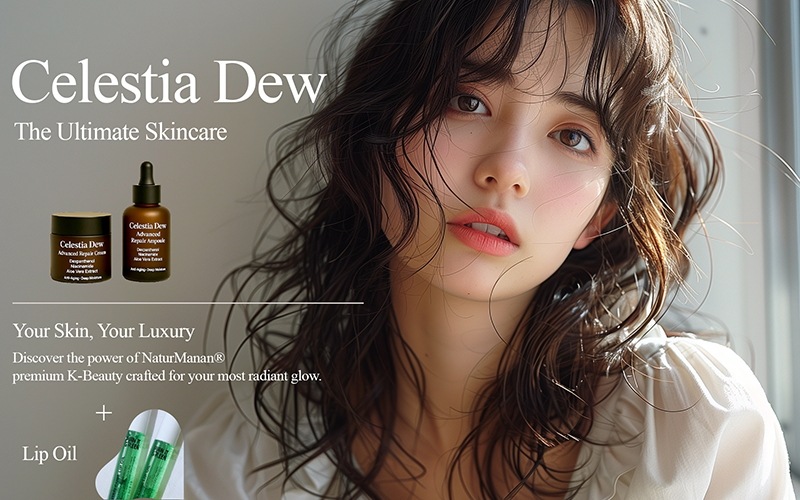 Celestia Dew Ample + Cream + Lip Oil