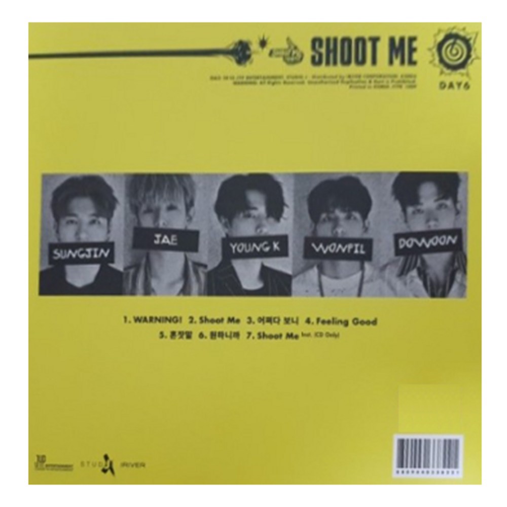 デイシックス - Shoot Me：Youth Part 1ミニ3集バージョンランダム発送