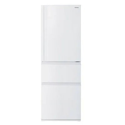 他サイト： 東芝 冷蔵庫 356L 右開き 3ドア 幅60cm スッキリ収納3段冷凍室 うるおいラップ野菜室 節電モード GR-W36SC ホワイト系の商品画像