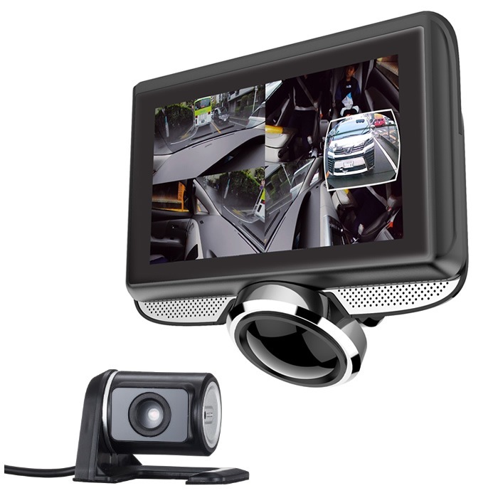 ドライブレコーダー 360カメラ搭載 リアカメラ付きドライブレコーダー OT-DR361S