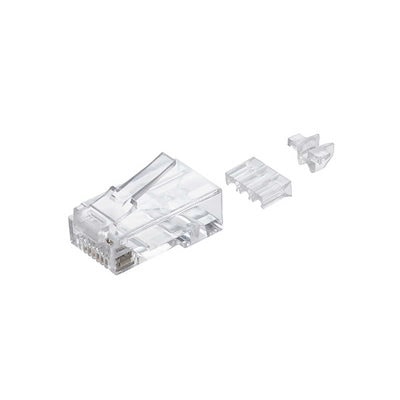 他サイト： エレコム LD-6RJ45T10／L Cat6A用 自作用RJ45コネクター(ガイドパーツ付き／10個入り)の商品画像