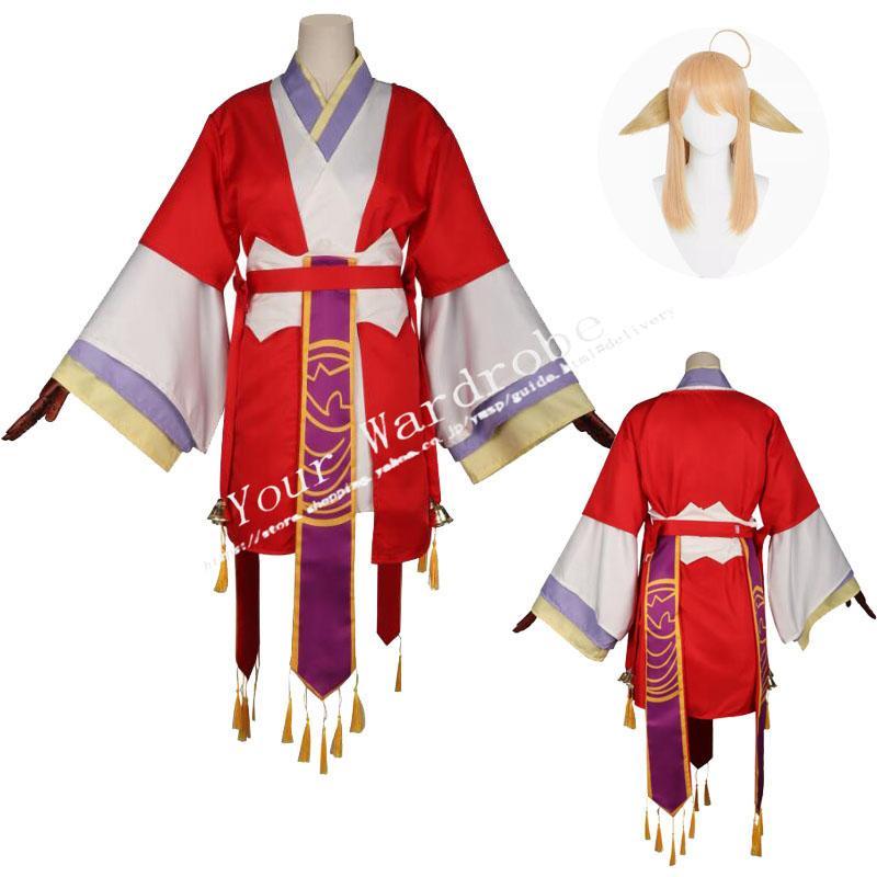 縁結びの妖狐ちゃん 風 塗山赤い コスプレ衣装 コスチューム 演出服 アニメ ゲーム ハロウィン cosplay 変装