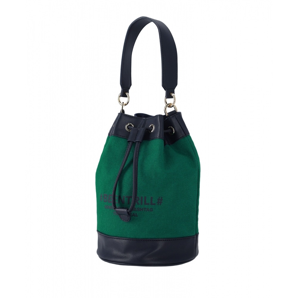ビーントリルキャンバス 2WAY バケットバッグ (グリーン)