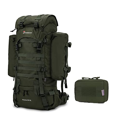 65+10L Backpack+ Molle Tactical Pouch 並行輸入品