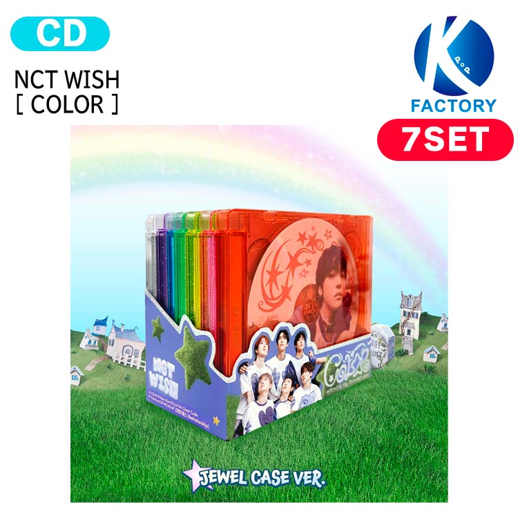 国内発送 NCT WISH Jewel Case Ver [ COLOR ] 7種セット The 3rd Mini Album / 1次予約