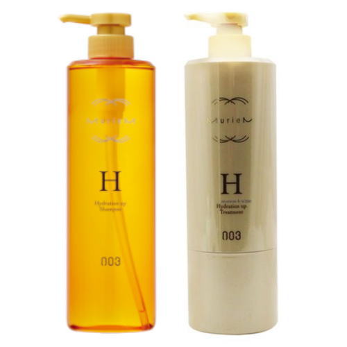ナンバースリー 003/ミュリアム ゴールド/ミュリアム シャンプー H 660ml & トリートメント H 620g ボトル セット