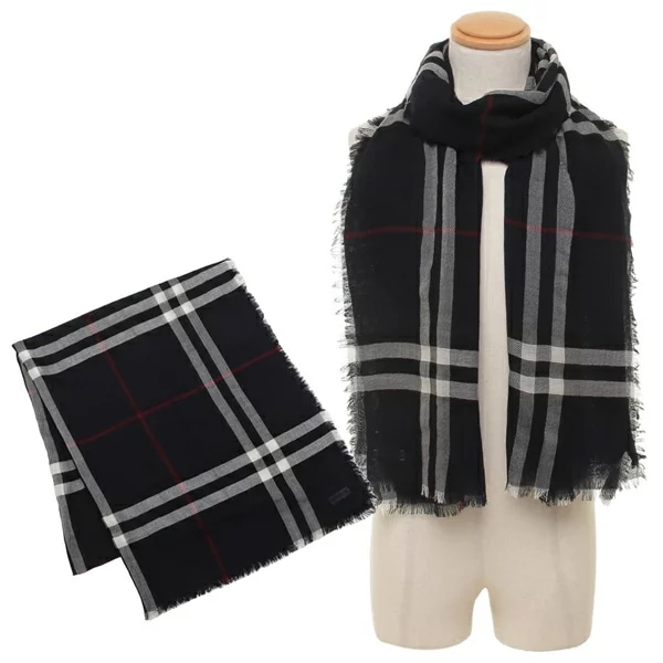 ストール スカーフ ブラック メンズ レディース ユニセックス 8110470 A1249