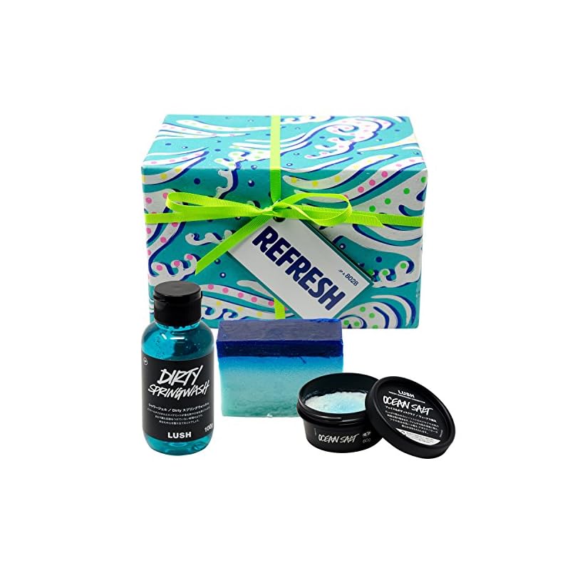 (ラッシュ) LUSH リフレッシュ Refresh ギフトセット ショップバッグ付き ボディスクラブ ボディソープ セット