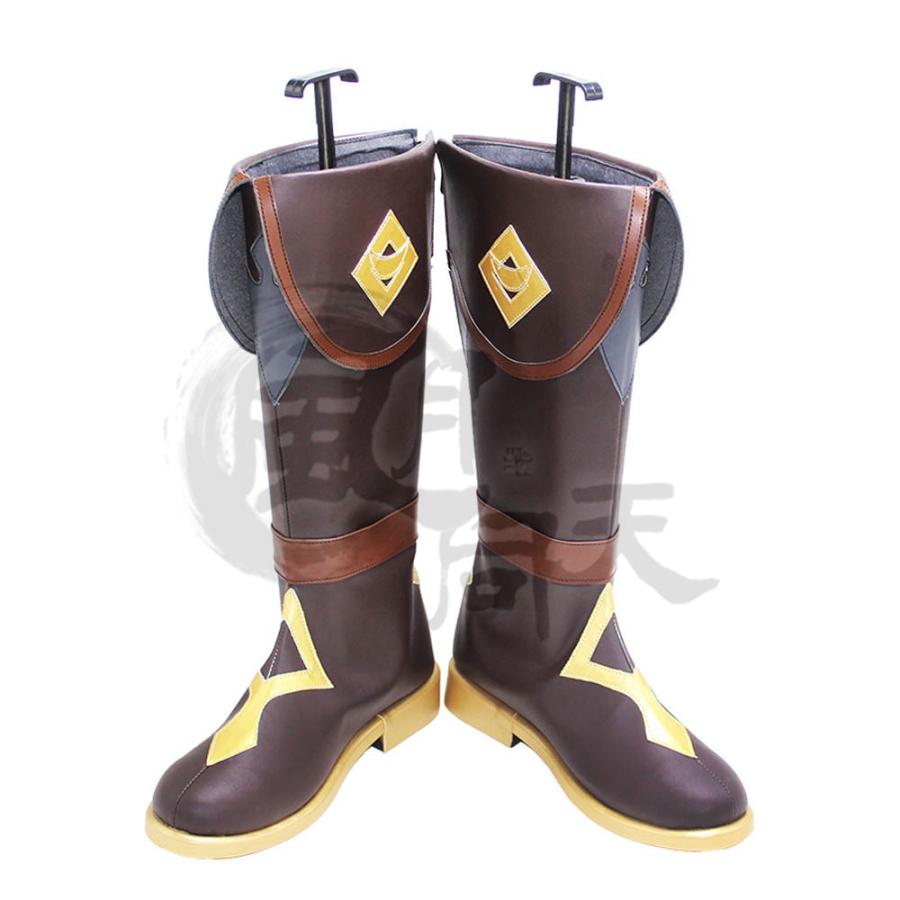 2枚購入で1OO円OFF 激安販売 変装 仮装 ハロウィン コスプレブーツ コスプレ靴 ガイア・アルベリヒ 西騎士団 げんしん 原神