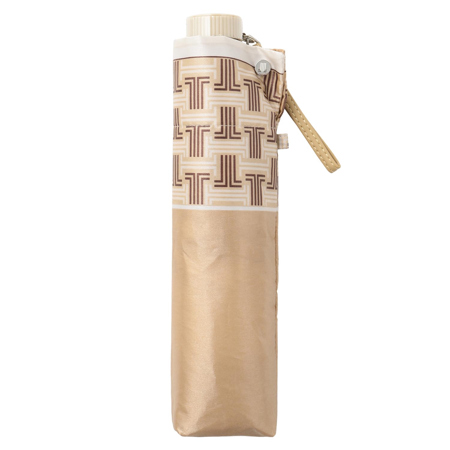 ムーンバット 【ランバン コレクション】 雨傘 折りたたみ傘 大きいサイズ 軽量 プリント 21-083-11105-02 ベージュ