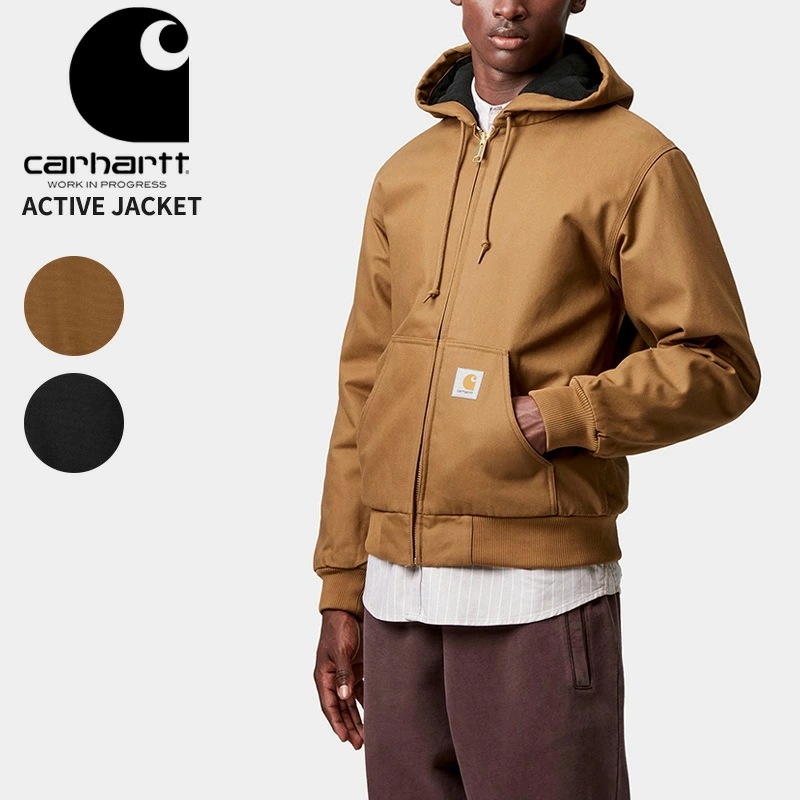 カーハート ダブリューアイピー メンズ キャンバス ジャケット Carhartt WIP アクティブジャケット アウター ワークウェア I023083