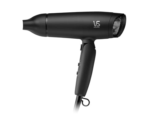 ヴィダル サスーン ヘアドライヤー ブラック VSD-1242/KJ マイナスイオン 折りたたみ 速