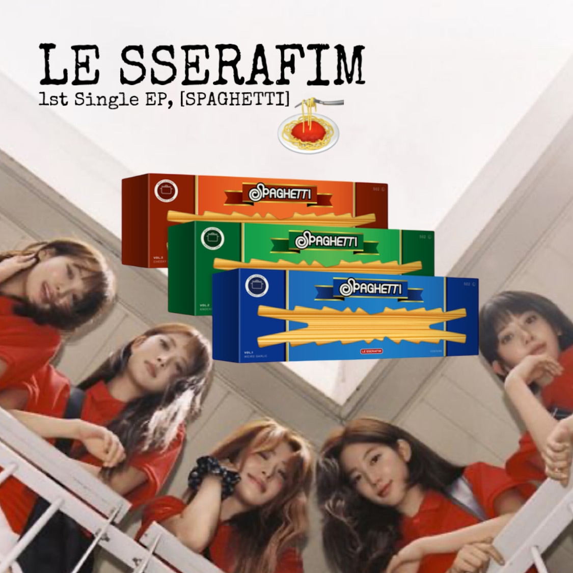 [LE SSERAFIM] le sserafim 1st single EP, SPAGHETTI