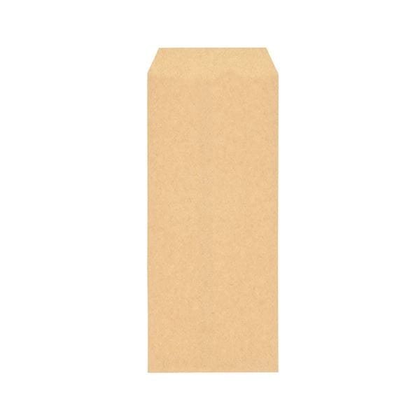 （まとめ） ピース R40再生紙クラフト封筒 長470g／m2 枠なし 404-80 1ケース（1000枚） 5セット