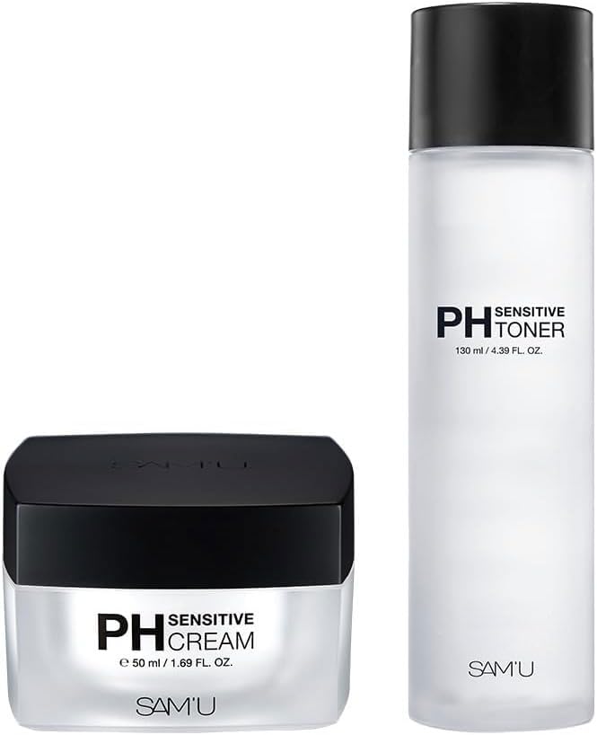 サミュ フェイスケア２種セット PHセンシティブクリーム ＋ PHセンシティブトナー セラミド ヒアルロン酸 高保湿 スキンケア セット PH Sensitive Cream + PH Sensiti