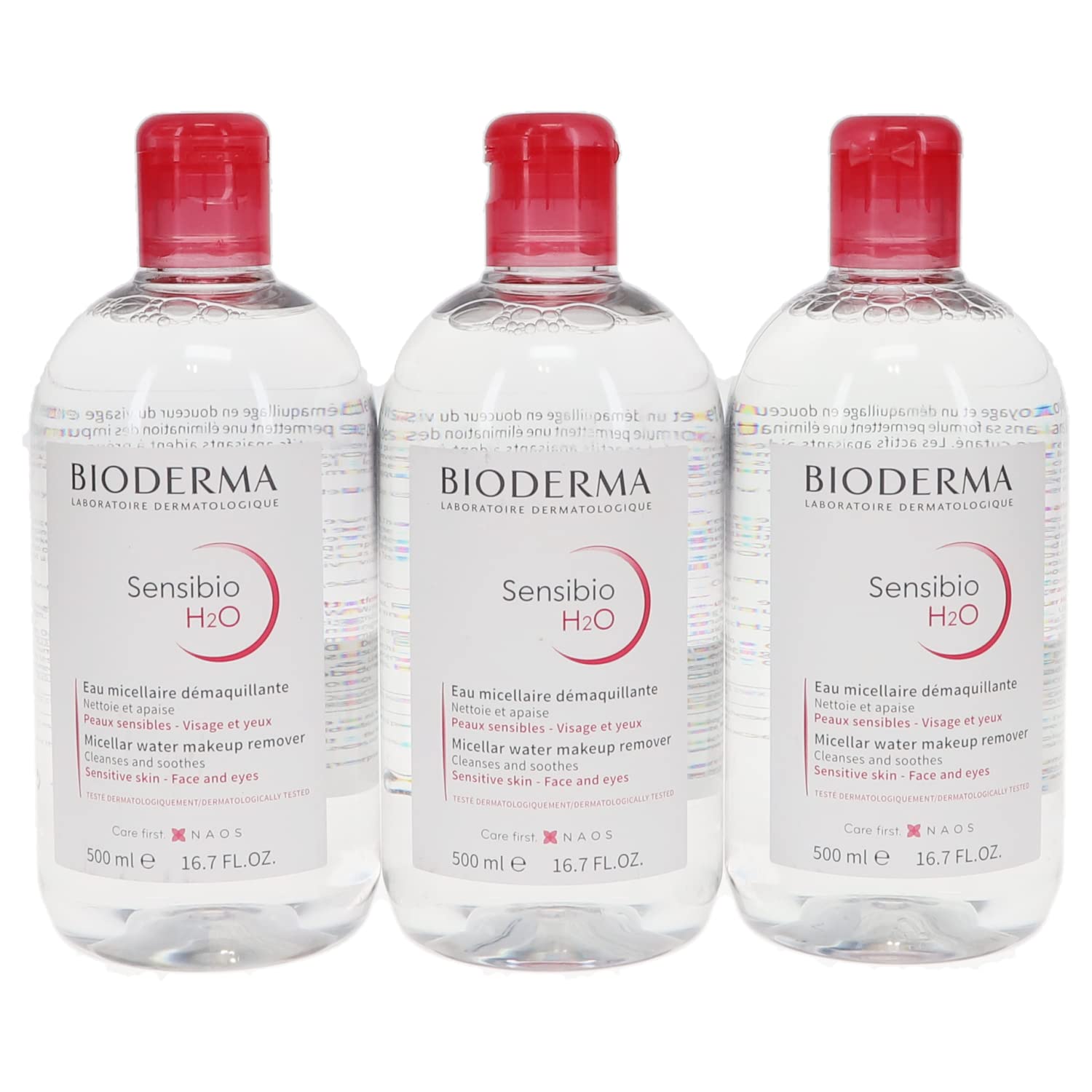 ビオデルマ BIODERMA サンシビオ H2O （エイチ ツーオー） D 500mL 【3本セット】 [並行輸入品]