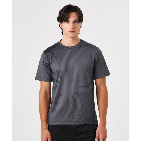 男性グラフィック半袖Tシャツ SPKMCNRS205MCGR 659960