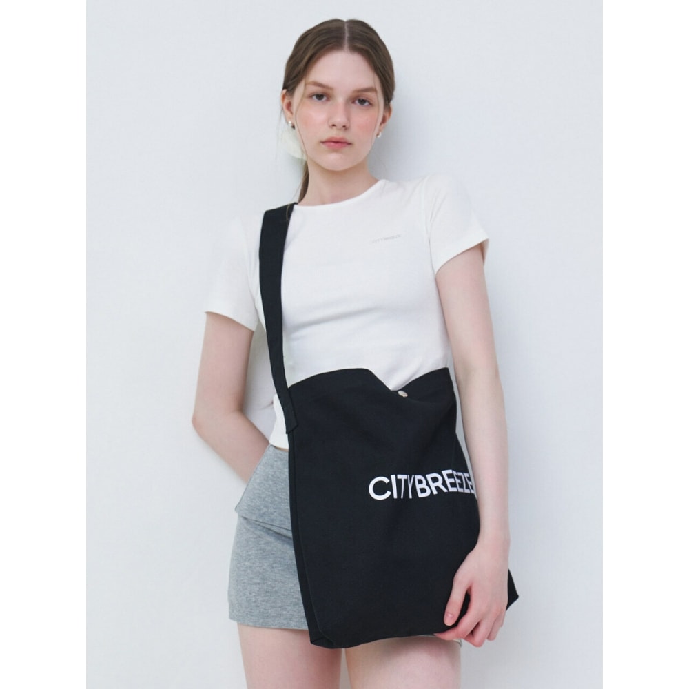 CITYBREEZE エッセンシャルロゴビッグエコバッグブラック 8,089円