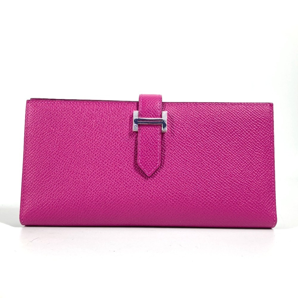 長財布 ベアンスフレ Hロゴ 2つ折り ロングウォレット エプソン ローズパープル パープル 137,500円