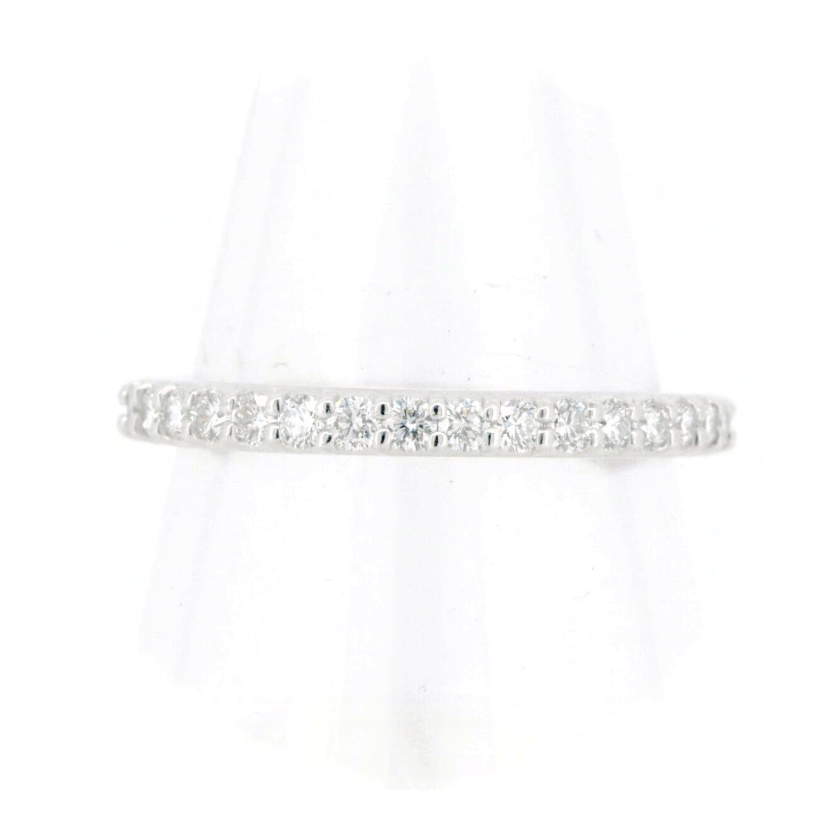 ポンテヴェキオ ハーフエタニティ ダイヤモンド リング 指輪 0.35ct 11.5号 K18WG(18金 ホワイトゴールド) 質屋出品
