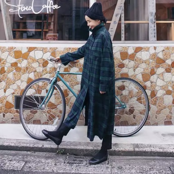 トップス シャツ レディース ロング 丈長 長袖 襟付き スタンドカラー ワイド 前開き バイカラー 大人可愛い きれいめ シンプル カジュアル 上品 おしゃれ こなれ感 ラフ 個性的 クール