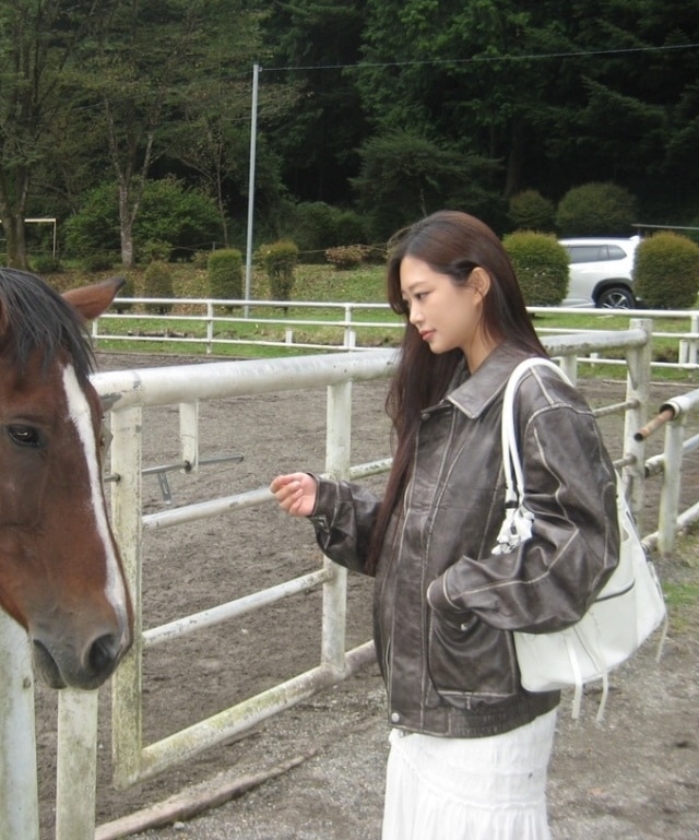 nikko leather jacket [2color]