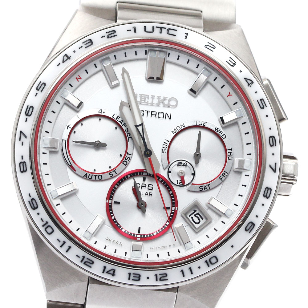セイコー SEIKO SBXC133/5X53-0CB0 アストロン 国境なき医師団コラボ ソーラー電波 メンズ 美品 箱・保証書付き_900244【中古】