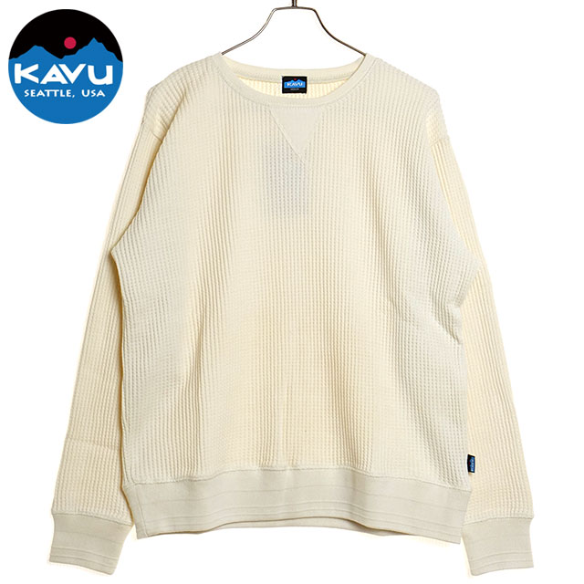 マービンズクルー [19820127] Marvin s Crew メンズ トップス 長袖 クルーネック サーマルシャツ White 正規取扱店