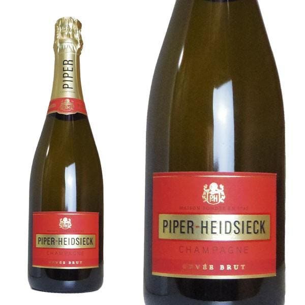 シャンパン パイパーエドシック ブリュット 750ml 正規 （フランス シャンパーニュ 白 箱なし）