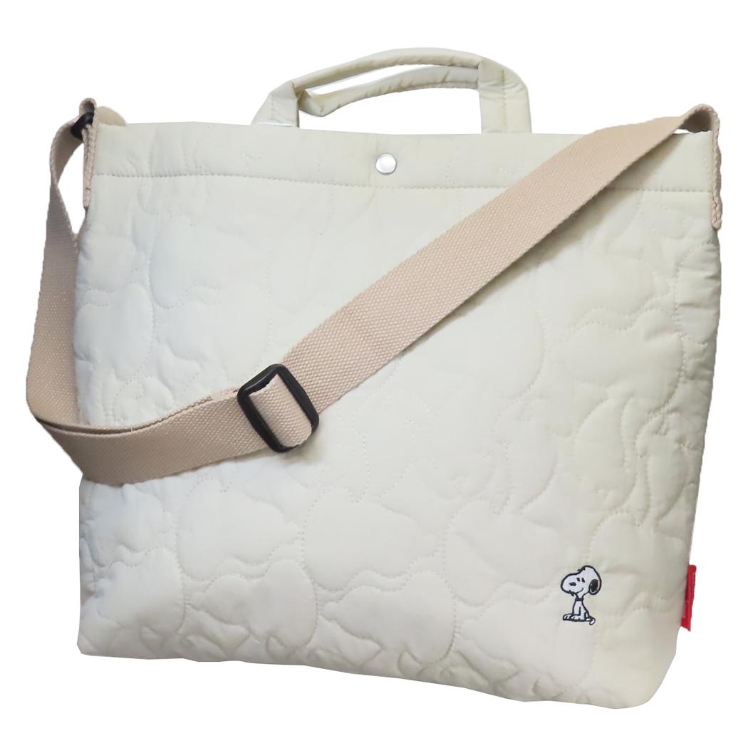 スヌーピー IP Tall2way キルト Peanuts9X 2WAYトートバッグ IVORY 5,539円