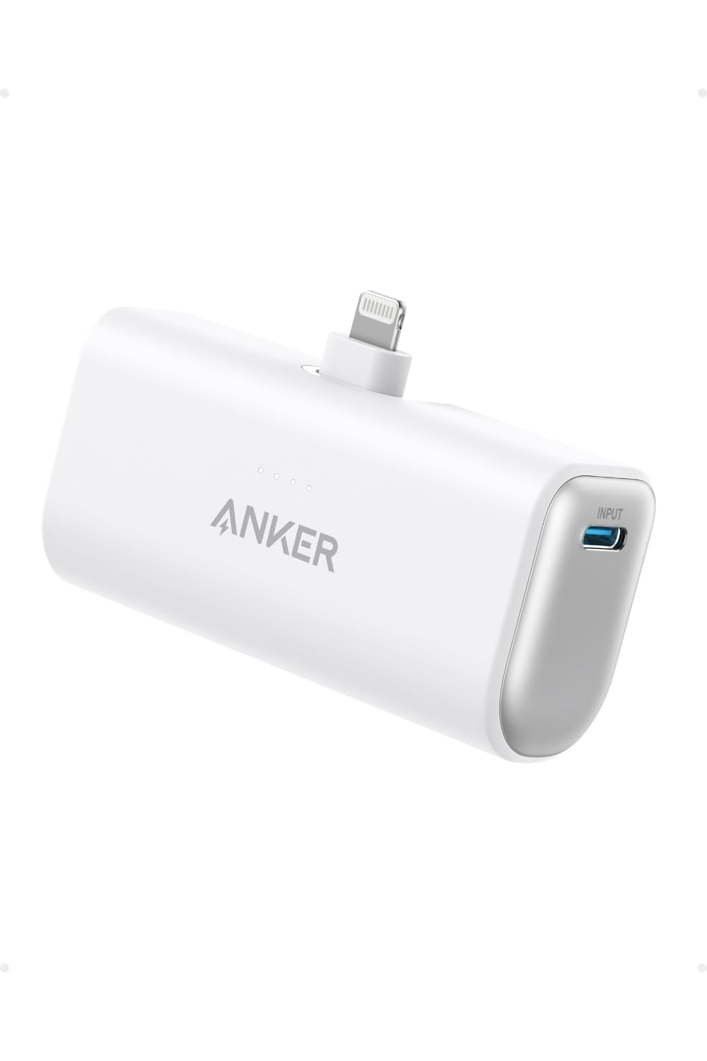 Anker Nano Power Bank (12W, Built-In Lightning Connector) (モバイルバッテリー 5000mAh 小型コンパクト)【MFi認証済/PowerIQ